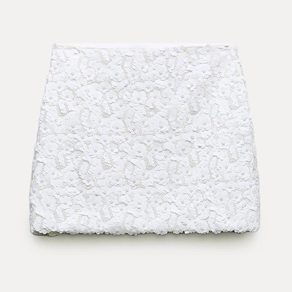 ZARA SEQUIN MINI SKIRT ZW COLLECTION - Picture 10 of 16